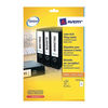 Avery Filing Labels Laser Lever Arch 4 per Sheet 200x60mm Ref L7171 [100 Labels]