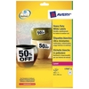 Avery Heavy Duty Labels Laser 21 per Sheet 63.5x38.1mm White Ref L7060-20 [420 Labels]