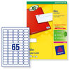 Avery Mini Labels Laser 65 per Sheet 38.1x21.2mm White Ref L7651-100 [6500 Labels]