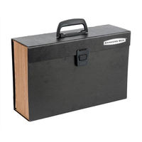 Bankers Box by Fellowes Handifile Expanding Organiser Briefcase Black Ref 9351501