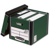 Bankers Box by Fellowes Premium 726 Archive Storage Box Green and White Ref 7260802 [Pack 10]