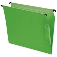 Bantex Flex Lateral File Kraft 220gsm V-base W330mm Green Ref 100330951 [Pack 25]