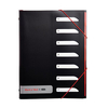 Black n Red by Elba 7 Part Sorter with Tabs Polypropylene Ref 400051534