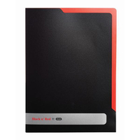 Black n Red by Elba L Folder Polypropylene Ref 400051533 [Pack 5]