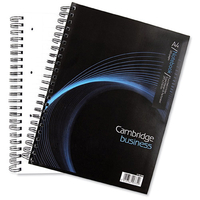 Cambridge Notebook Wirebound Punched 4 Holes 90gsm Ruled and Margin 320pp A4 Ref 100080518 [Pack 3]