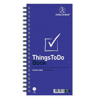 Challenge Planning Book Things to do Today Wirebound Perforated 115pp 280x141mm Ref 100080050
