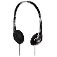Computer Headset Padded Volume Control 1.2m Cable Black