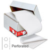 Computer Listing Paper - 2 Part - 11 inch x 241mm - Perforated - Plain White - Box (1000 Sheets)