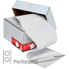 Computer Listing Paper - 3 Part - 11 inch x 241mm - Perforated - Plain White - Box (1000 Sheets)