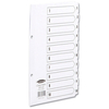 Concord Classic Index Mylar-reinforced Punched 2 Holes 1-10 A5 White Ref 07101/CS71