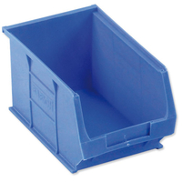 Container Bin Heavy Duty Polypropylene W240xD150xH132mm Blue [Pack 10]