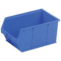 Container Bin Heavy Duty Polypropylene W350xD205xH182mm Blue [Pack 10]
