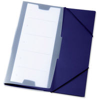 Durable Office Coach Elasticated Folder A4 Dark Blue Ref 2472/07 [Pack 10]