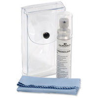 Durable Screenclean Pro 25ml Cleaning Spray and Cloth Ref 5798
