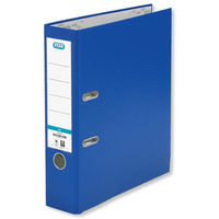 Elba Lever Arch File PVC 70mm Spine A4 Blue Ref 100025926 [Pack 10]