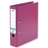 Elba Lever Arch File PVC 70mm Spine A4 Pink Ref 100023300 [Pack 10]