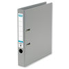 Elba Mini Lever Arch File PVC 50mm Spine A4 Grey Ref 100202098 [Pack 10]