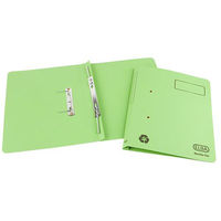 Elba Spirosort Transfer Spring File Recycled 310gsm 35mm Foolscap Green Ref 100090160 [Pack 25]