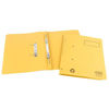 Elba Spirosort Transfer Spring File Recycled 310gsm 35mm Foolscap Yellow Ref 100090163 [Pack 25]