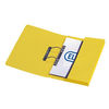 Elba Stratford Transfer Spring File Recycled Pocket 310gsm 32mm Foolscap Yellow Ref 100090150 [Pack 25]