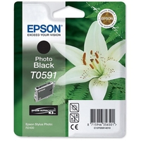 Epson T0591 Inkjet Cartridge Lilly Photo Black Ref C13T05914010