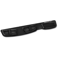 Fellowes Professional Crystal Gel Keyboard Palm Rest Microban Cushioned Black Ref 9183201