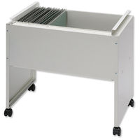 Filing Trolley Steel Capacity 120 A4 or Foolscap Files Grey