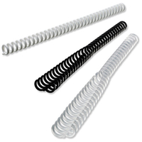 GBC Clicks Binding Comb Ring Coils 34 Ring for 145 Sheets 16mm Opaque White Ref 387340E [Pack 50]