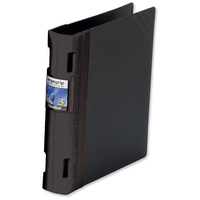 Guildhall GLX Ergogrip Binder Capacity 400 Sheets 4x 2 Prong 55mm Spine A4 Black Ref 4537Z [Pack 2]