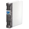 Guildhall GLX Ergogrip Binder Capacity 400 Sheets 4x 2 Prong 55mm Spine A4 Frost Slate Grey Ref 4546Z [Pack 2]