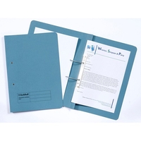 Guildhall Transfer Spring File Blue 348-BLU (Pack 50)