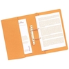 Guildhall Transfer Spring Files with Inside Pocket 315gsm 38mm Foolscap Orange Ref 349-ORGZ [Pack 25]