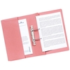 Guildhall Transfer Spring Files with Inside Pocket 315gsm 38mm Foolscap Pink Ref 349-PNKZ [Pack 25]