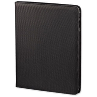 Hama Arezzo Case for Apple iPad 2+ Portfolio Style Polyester Black Ref 104635