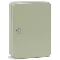 Helix Standard Key Safe Steel with Cylinder Lock and Fixings 50 Key Ref WR0050