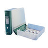 Hermes Box File Polypropylene 80mm Spine A4 Metallic Green Ref 8BA4008