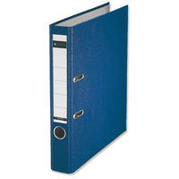 Leitz Mini Lever Arch File Plastic 50mm Spine A4 Blue Ref 10151035 [Pack 10]