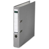 Leitz Mini Lever Arch File Plastic 50mm Spine A4 Grey Ref 10151085 [Pack 10]