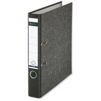 Leitz Standard Mini Lever Arch File 52mm Spine A4 Black Ref 1050-95 [Pack 10]