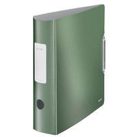 Leitz Style Lever Arch File Polypropylene 75mm 500 Sheet Capacity A4 Green Ref 11080053 [Pack 5]