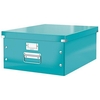 Leitz WOW Click and Store Archive Box Collapsible Large For A3 Ice Blue Ref 60450051