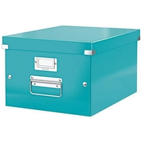 Leitz WOW Click and Store Box Medium A4 Ice Blue Ref 60440051