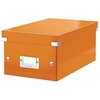 Leitz WOW Click and Store DVD Box Orange Ref 60420044