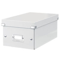 Leitz WOW Click and Store DVD Box White Ref 60420001