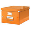 Leitz WOW Click and Store Medium Storage Box For A4 Orange Ref 60440044