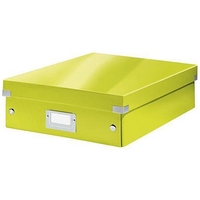 Leitz WOW Click and Store Organiser Box Medium Green Ref 60580064