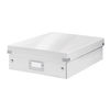 Leitz WOW Click and Store Organiser Box Medium White Ref 60580001