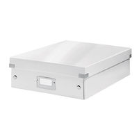 Leitz WOW Click and Store Organiser Box Medium White Ref 60580001