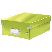 Leitz WOW Click and Store Organiser Box Small Green Ref 60570064