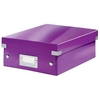Leitz WOW Click and Store Organiser Box Small Purple Ref 60570062